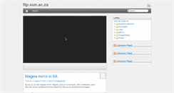 Desktop Screenshot of ftp.sun.ac.za